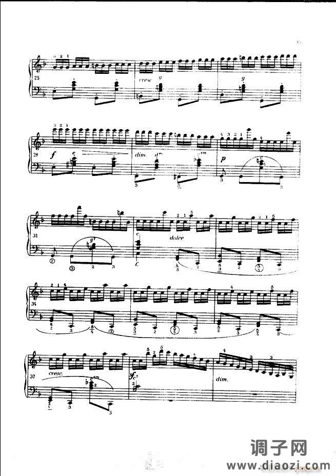 车尔尼手风琴练习曲集 Ⅲ