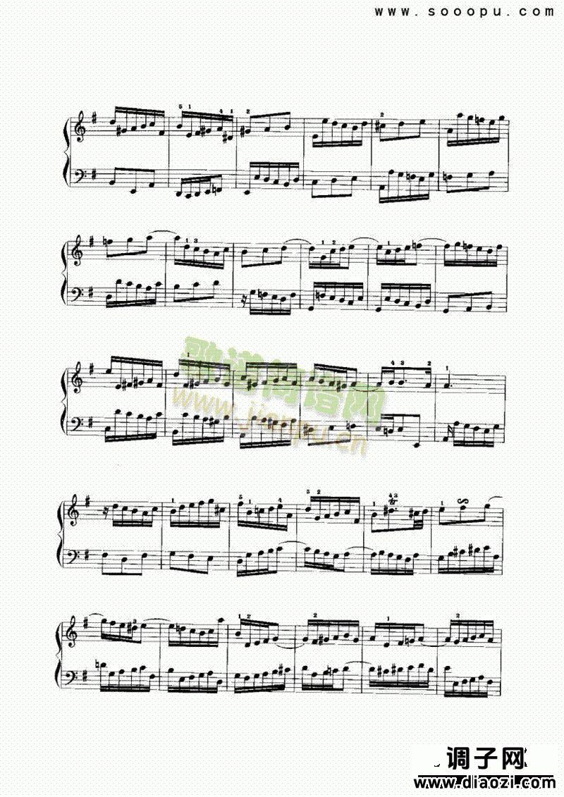 e小调前奏曲 键盘类 手风琴