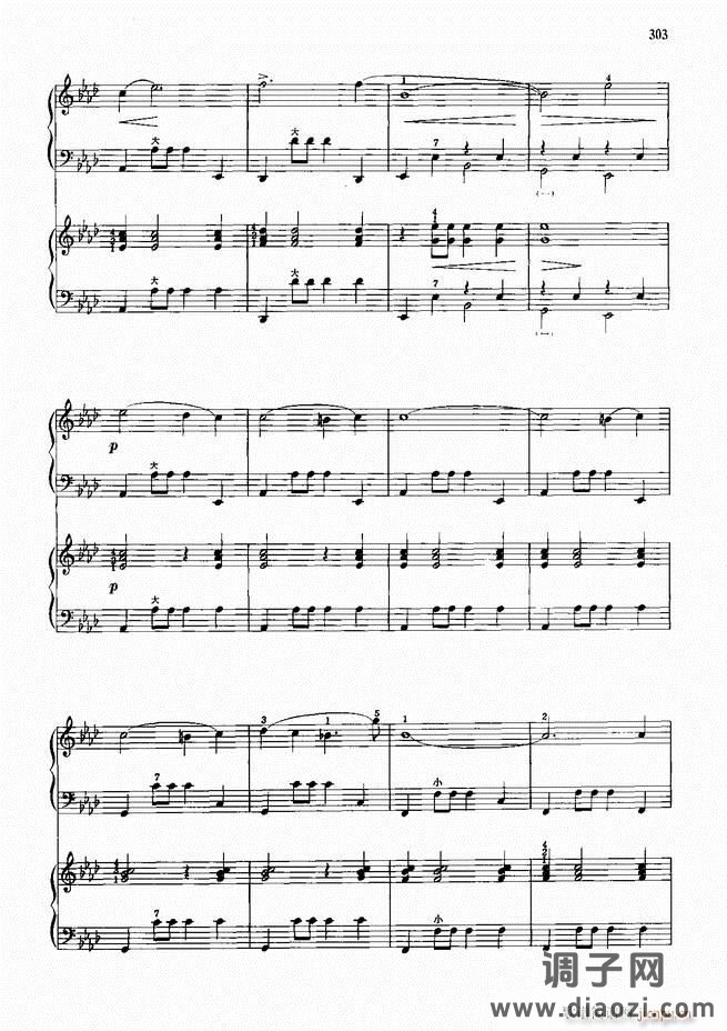 手风琴中外名曲91首301-352