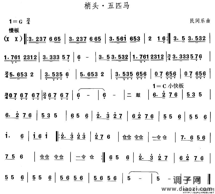 东北秧歌：梢头·五匹马