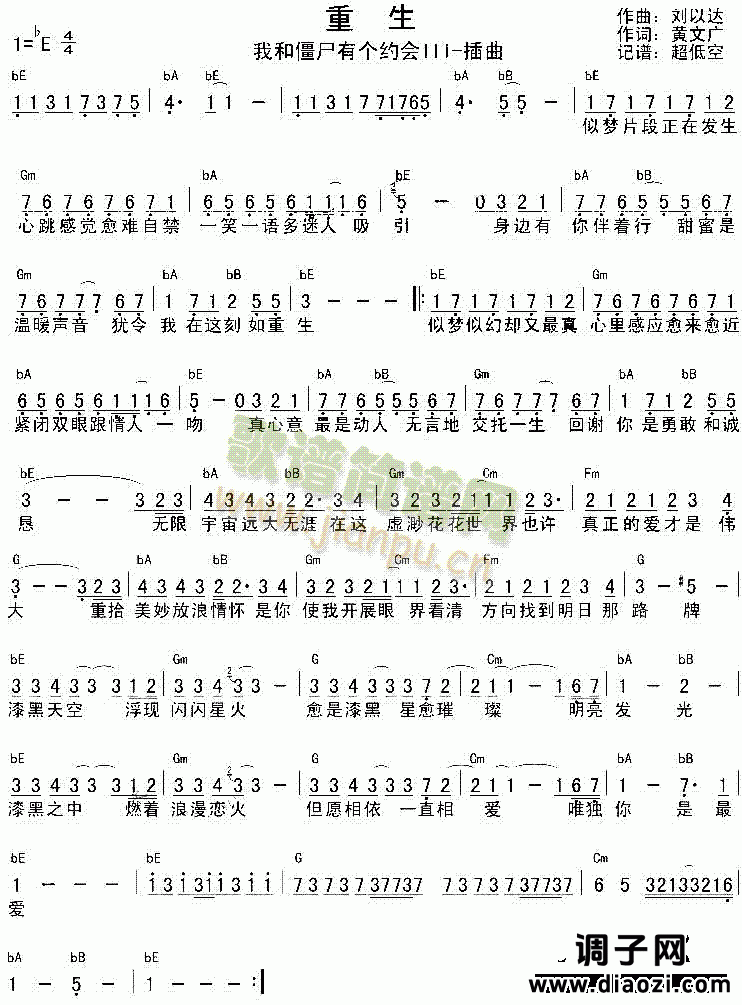 重生(《我和僵尸有个约会》Ⅲ插曲、粤语)