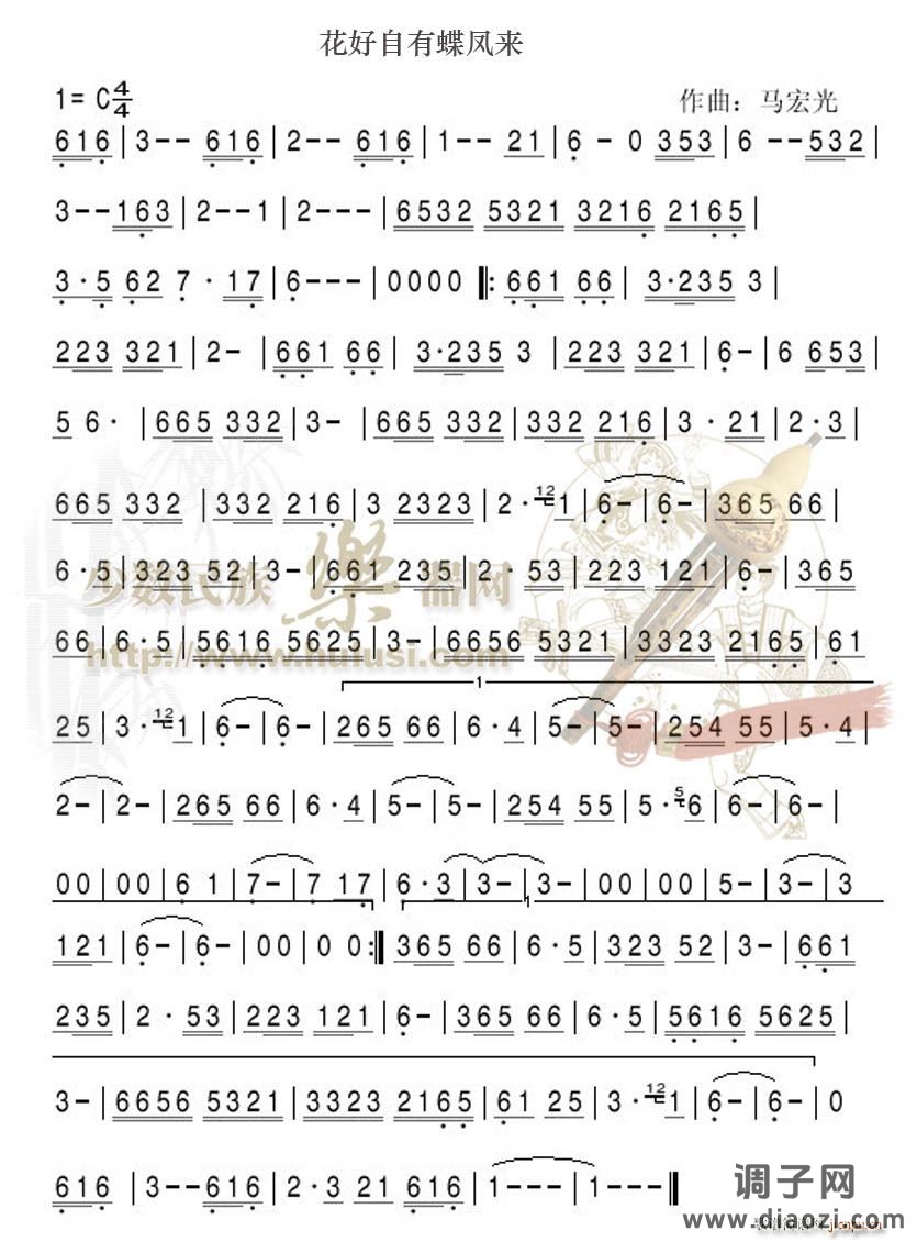 花好自有蝶凤来