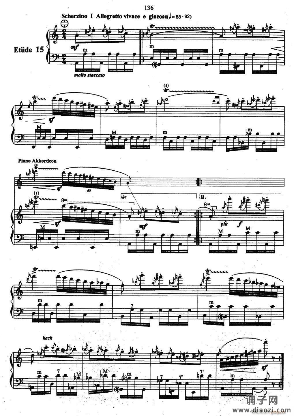 帕格尼尼主题音乐会练习曲（11—15）