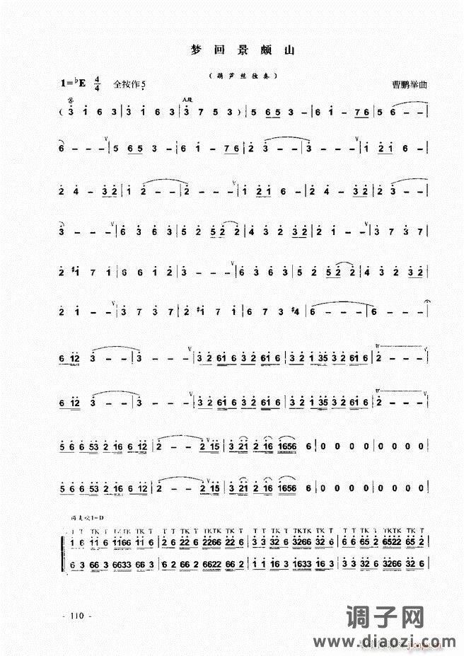 葫芦丝、巴乌实用教程 目录前言1-60
