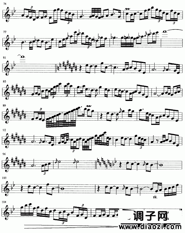 伤感 (萨克司谱)