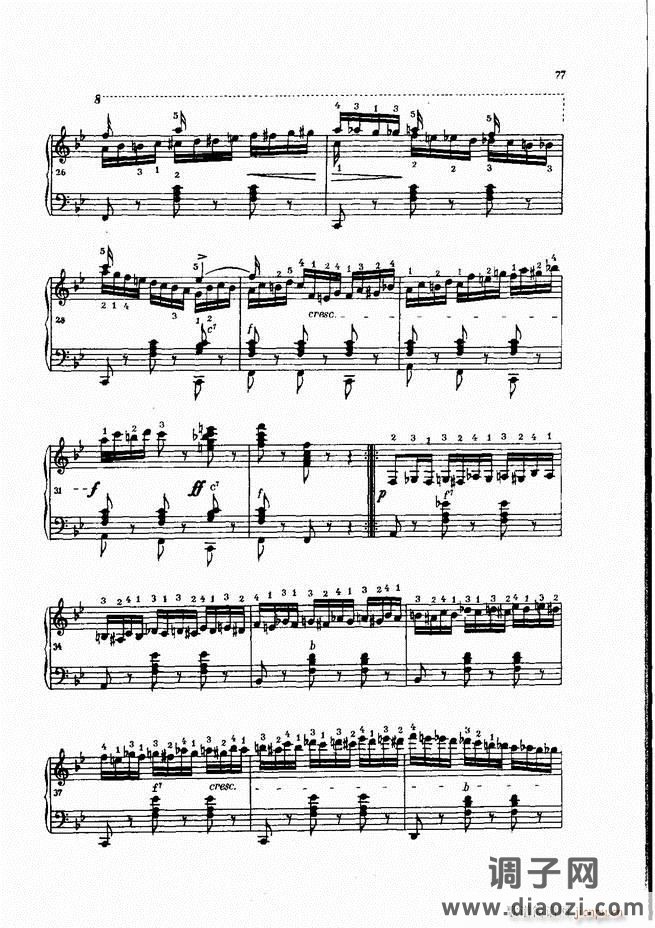 车尔尼手风琴练习曲集 Ⅳ